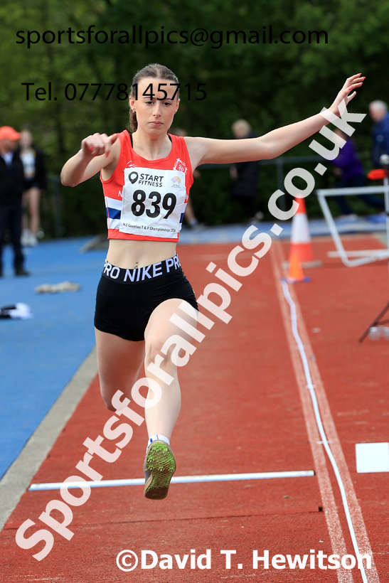 Triple Jumb, 2026 North Eastern Track and Field Champs, Shildon, County Durham. Photo: David T. Hewitson/Sports for All Pics